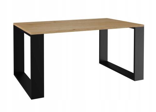  TopEshop Modern Rectangular Coffee Table 90 x 58 x 50 cm, Artisan Oak