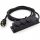  ELS Elektrotechnika strip extension cable 2 m, 3 pieces, black