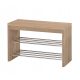  Armoire à chaussures Halmar avec assise 80 x 50 x 30 cm Chêne Sonoma