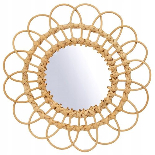  Tutumi wall mirror, circle, wooden frame, 3400 x 340 mm + label sticker