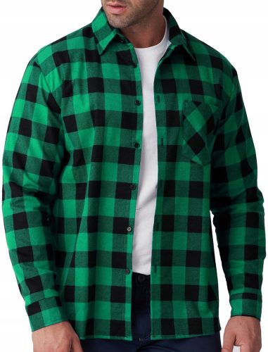 Flannel Work Shirt, Polish Cotton, Health and Safety Inspection