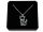  ORIGAMI CAT SILVER NECKLACE