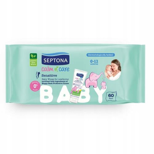  WET WIPES FOR CHILDREN AND BABIES 60 PIECES SEPTON