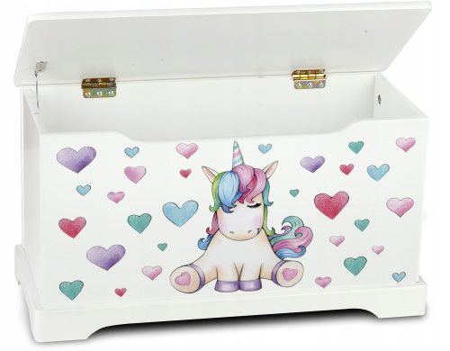  Leomark toy chest 59 x 32 cm white