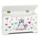  Leomark toy chest 59 x 32 cm white