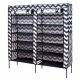  Armoire à chaussures Gockowiak 110 x 120 x 30 cm noir
