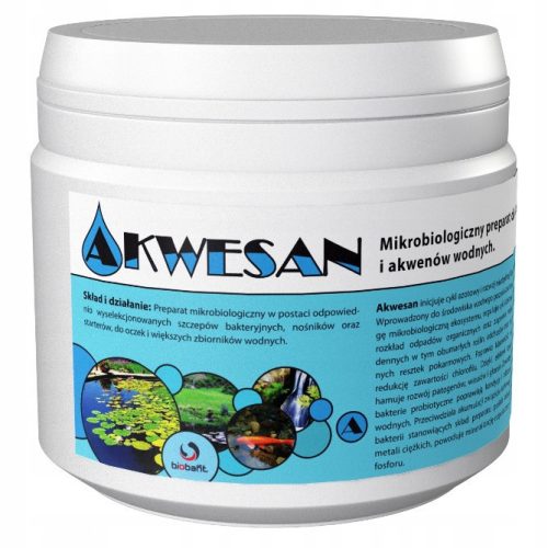  BACTERIAL PREPARATION FOR POND WATER POOLS AKWESAN 500 g