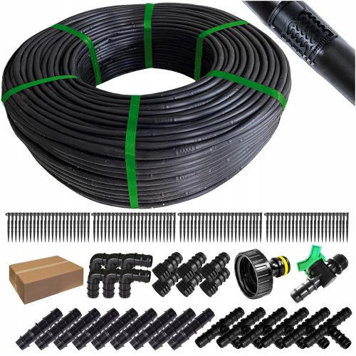  DRIPPER IRRIGATION LINE 100M+90pcs. Irrigation set
