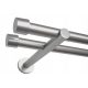 Ready-made curtain rods Double curtain rod 19 mm + 19 mm 330 cm