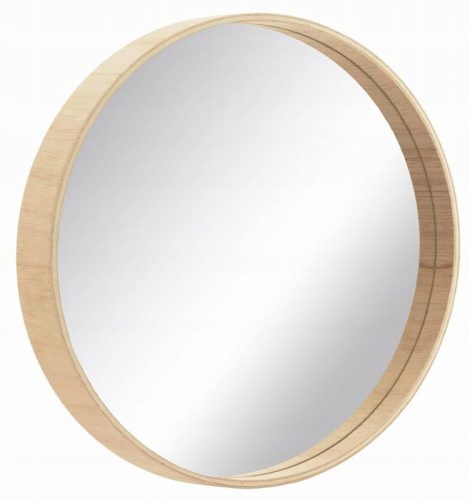  Wall mirror Matkam, round, wooden frame, 500 x 500 mm