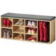  Meuble à chaussures Kesper avec assise 30 x 48 x 104 cm chêne naturel