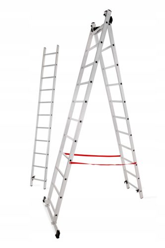 Leitermann Ladder 8.05 m Aluminum 3 x 11 to 150 kg