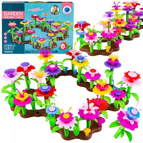  BLOCKS FOR BUILDING FLOWERS GARDEN FLOWER DISC