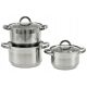 Set de cuisine Ronner Autriche, set de casseroles en acier inoxydable, 6 pièces.