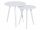  Signal Cleo table, round, 50 x 50 x 50 cm, white