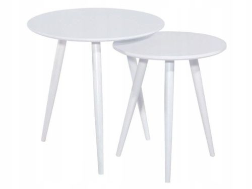  Signal Cleo table, round, 50 x 50 x 50 cm, white