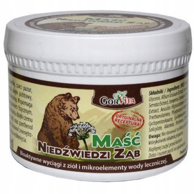  Gorvita Ointment for Muscle and Joint Pain Gorvita Bear Tooth Ointment 200ml 200 ml 250 g