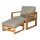 Chairs for garden, terrace and balcony Walker Edison garden chair, brown wood