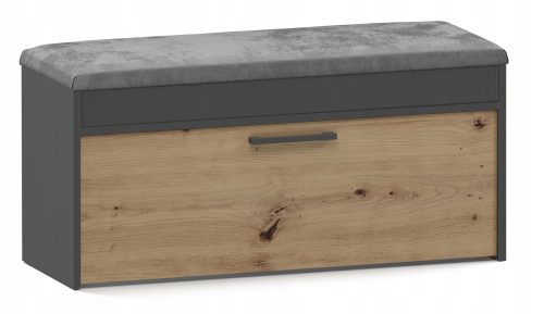  Meuble à chaussures avec siège TopEshop 100 x 49 x 35 cm multicolore
