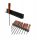 Fork, grill stick - center of gravity fork (forks) sausage sticks 120 cm 10 pcs.