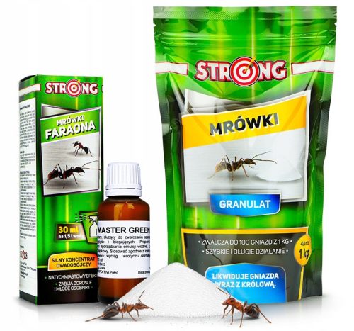  Strong Ant Control Powder 1 kg + Strong Ant Control Liquid 0.03 kg 30 ml