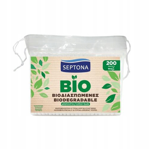  Septona Ecolife Biodegradable Hygienic Sticks 200 pcs.