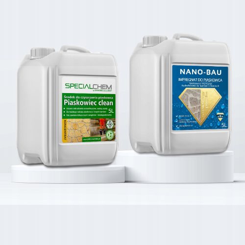 Sandstone Set: Cleaning + Impregnation 5L + 5L