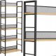  Signal Bookcase Shelves 60 cm x 154 cm x 28 cm Oak