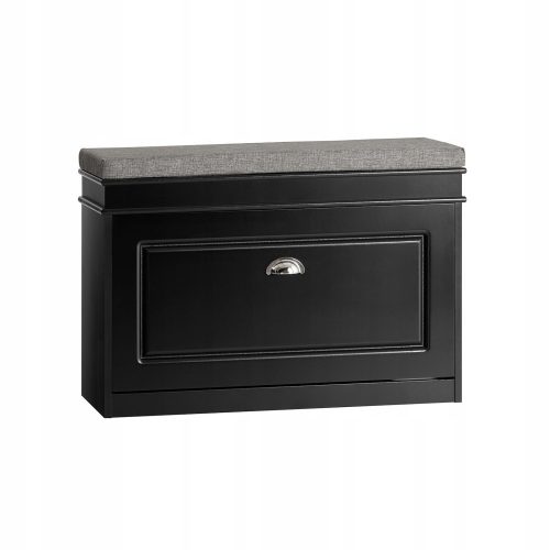 Meuble à chaussures avec siège SoBuy 75 x 51 x 24 cm noir