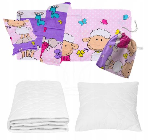 Bed linen Meganstyle bed linen set 80 x 200 cm in shades of purple