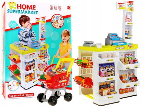  Children's supermarket checkout scanner trolley scale