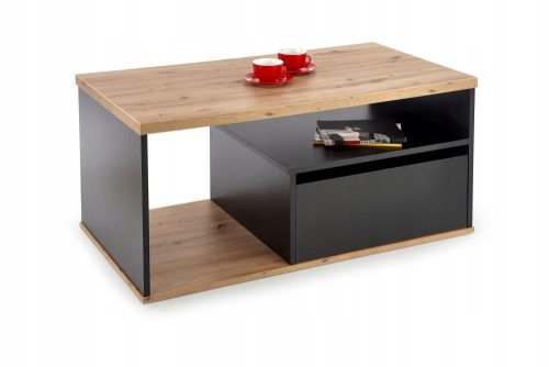  Halmar Pantera rectangular bench 110 x 60 x 50 cm Wotan oak