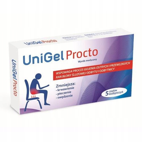 Aurovitas UniGel Procto suppositories 5 pieces