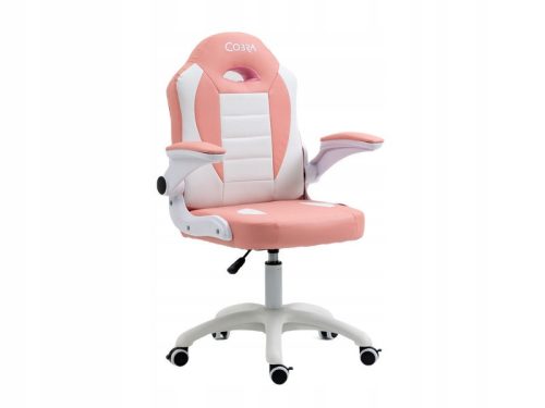  Cobra Junior Pro Gaming Chair Pink and White