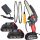  Mini Cordless Chainsaw 6 Inch 2 Batteries