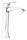 Valvex Sigma floor-standing washbasin mixer, chrome