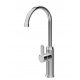 ANW HOME floor-standing kitchen faucet, silver