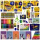  School equipment grades 1–3. Large XXL school set with school supplies