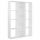  Partition/bookshelf, white, 100x24x140 cm,