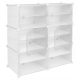  Armoire à chaussures Gockowiak 88 x 94,5 x 32 cm blanc