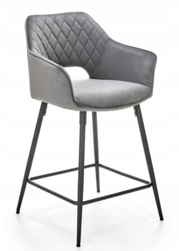  Halmar Stool, Grey Shades, 96 cm, Fabric