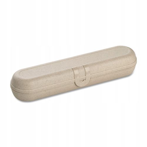 Food container Koziol Klikk Organic cutlery case, grey