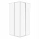 KFA shower cubicle fittings double doors, sliding 80 x 80 cm