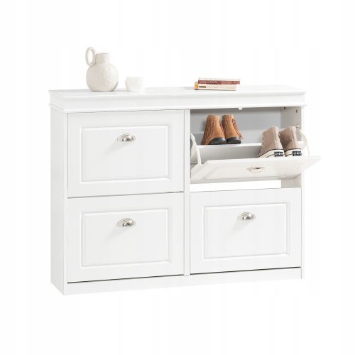  SoBuy meuble à chaussures 105 x 83 x 24 cm blanc