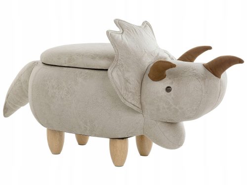  Beliani Pouf in shades of grey