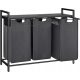 Laundry baskets and containers Homit freestanding laundry basket 114l, black, brown and beige tones