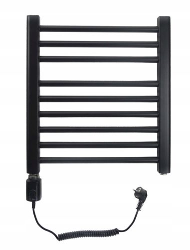 Electric bathroom radiator fabricaciepła.pl 300 W 445 x 480 mm black