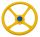 SUN - MOVABLE STEERING WHEEL FOR PLAYGROUND YELLOW BU