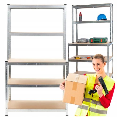  Mirpol metal storage rack, 180 x 100 x 60 cm, max. 150 kg per rack