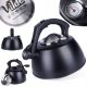 Kettles and teapots P&S traditional steel kettle, 3 l, black
